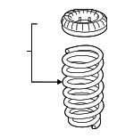 LR095858 - : Coil Spring for Land Rover: Discovery Image