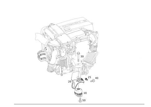 Engine Suspension for 2012 Mercedes-Benz C63 AMG #0