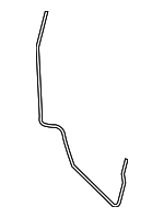 217421PD0A - Cooling System: Reservoir Hose for Nissan: NV1500, NV2500, NV3500 Image