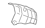 5815530040 - Exhaust: Heat Shield for Lexus: GS300, GS350, GS430, GS450h, IS250, IS350 Image