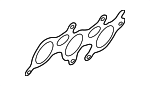 171730P020 - Exhaust: Exhaust Manifold Gasket for Lexus: ES350, GS300, GS350, GS450h, IS250, IS300, IS350, RC300, RC350, RX350, RX450h Image