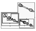 4M0501201D - Universals &amp; Rear Axle: Axle Assembly for Audi: Q7, Q8 Image