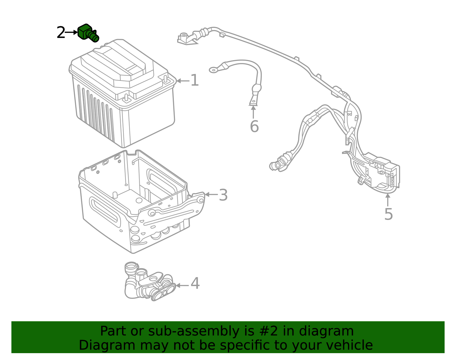 Battery Tray Bolt - BMW (7129907296)
