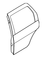 H21012W6MM - Body: Door Shell for Nissan: Pathfinder Image