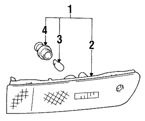Side Marker Lamps for 1993 Toyota Camry #0