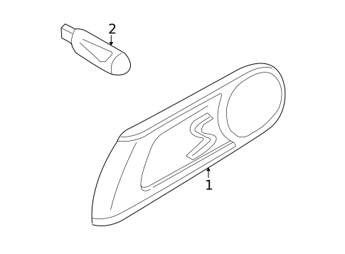 Bulbs - Chassis for 2013 Mini Cooper #2