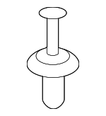 17118482944 - Cooling System: Radiator Support Air Deflector Clip for BMW: 230i, 230i xDrive, 330e, 330e xDrive, 330i, 330i xDrive, 430i, 430i Gran Coupe, 430i xDrive, 430i xDrive Gran Coupe, 530e, 530e xDrive, 530i, 530i xDrive, 540d xDrive, 540i, 540i xDrive, 640i xDrive Gran Turismo, 740e xDrive, 740i, 740i xDrive, 745e xDrive, 750i, 750i xDrive, 840i, 840i Gran Coupe, 840i xDrive, 840i xDrive Gran Coupe, i4, iX, M2, M240i, M240i xDrive, M3, M340i, M340i xDrive, M4, M440i, M440i Gran Coupe, M440i xDrive, M440i xDrive Gran Coupe, M5, M550i xDrive, M760i xDrive, M8, M8 Gran Coupe, M850i xDrive, M850i xDrive Gran Coupe, X3, X4, X5, X6, X7, XM, Z4 Image