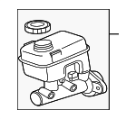5175103AA - Body: Master Cylinder for Mitsubishi Image