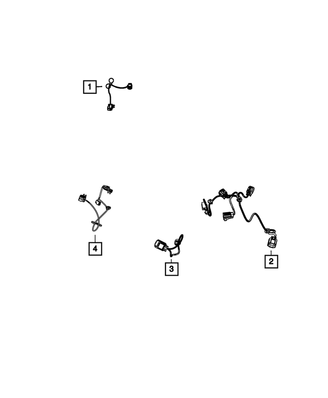 68067915AC - : Jumper Wiring, Export for Mopar Image
