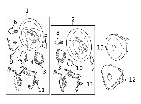 Steering Wheel & Trim for 2009 Porsche Cayman #4