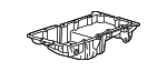 19210614 - Engine: Oil Pan for Chevrolet: Cavalier, Classic, Malibu | Oldsmobile: Alero | Pontiac: Grand Am, Sunfire | Saturn: Ion, L300, LS, LS1, LW1, Vue Image
