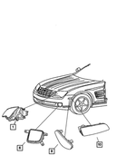 5097529AA - Electrical: Headlamp Lamp, Left for Mopar Image