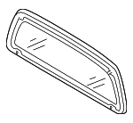 6481004140 - Body: Back Glass for Toyota: Tacoma Image