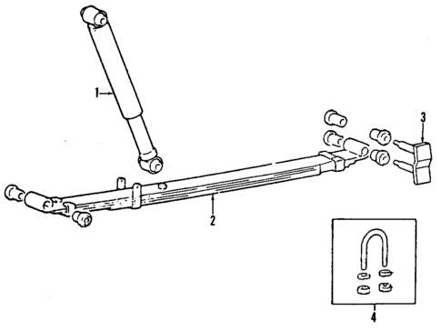 Rear Suspension for 1989 Dodge Raider #1