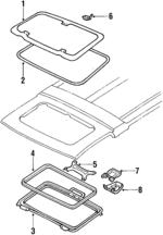 73884M6601 - : Handle Base for Nissan Image
