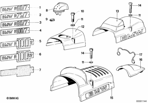 Housing Cover for 1984 BMW-Motorrad R 80 RT #3
