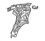 AE8Z5427790C - Body: Inner Quarter Panel for Ford: Fiesta Image