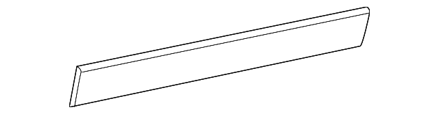 Right Side Sliding Door Trim Molding For 2019-2022 Ram Promaster – Black RH 1ZT43JXWAB