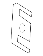 9159878 - Body: Lower Hinge Shim for Volvo: S60, S80, V70, XC70, XC90 Image