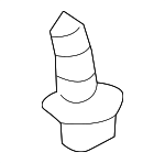 9008015077 - Body: Fender Liner Bolt for Scion: iM, tC, xA, xB | Toyota: 4Runner, Avalon, bZ4X, C-HR, Camry, Celica, Corolla, Corolla iM, Crown, Crown Signia, Echo, FJ Cruiser, Highlander, Land Cruiser, Matrix, Mirai, MR2 Spyder, Prius, Prius AWD-e, Prius Plug-In, Prius Prime, Prius V, RAV4, Sequoia, Sienna, Solara, Tacoma, Venza, Yaris Image