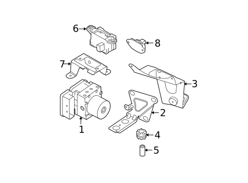 ABS Components for 2008 BMW M5 #0