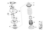 31331096664 - Front Axle: Spring Pad Lower for BMW Image