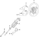 32307847457 - Steering: Steering Wheel for BMW: X4, X5, X6 Image