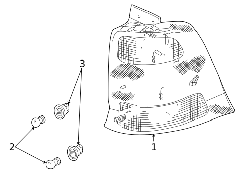 Combination Lamps for 2005 Ford Freestar #0