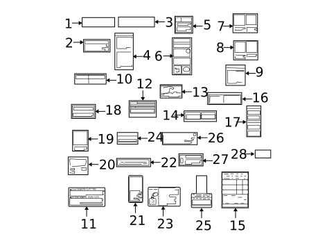Labels for 2005 Toyota Sienna #0