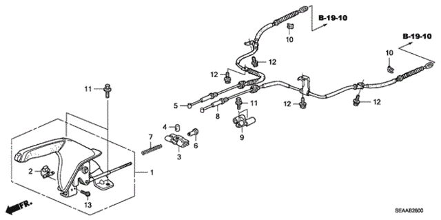 Parking Brake for 2008 Acura TSX #0
