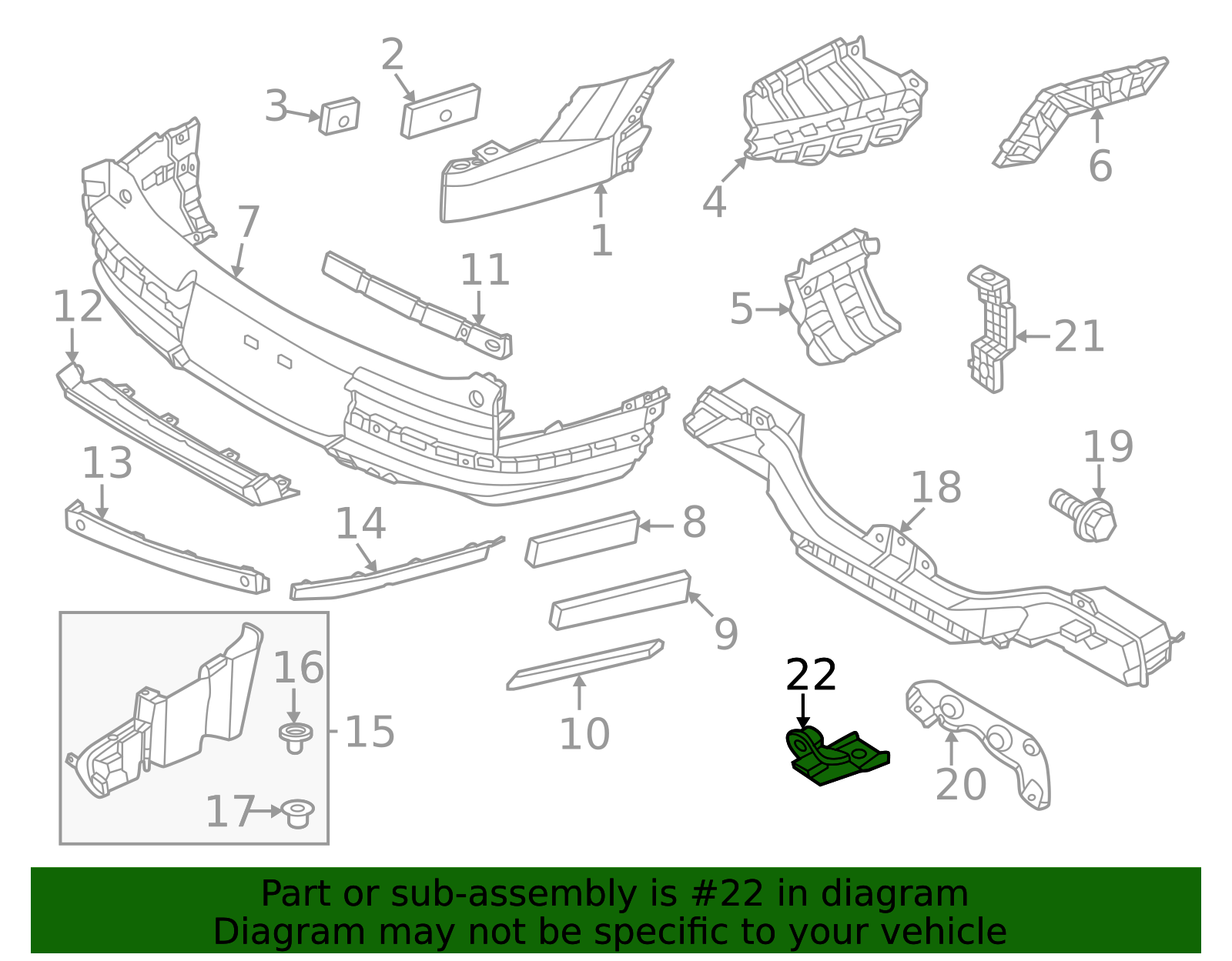 2024-2025 Hyundai Santa Fe Lower Bracket 86636-R6000 | OEM Parts Online