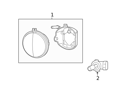 Fog Lamps for 2008 Chrysler Aspen #0