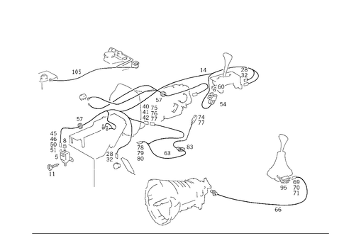 Electrical Parts Used for Automatic Transmission and Back-Up Light Switch for 1989 Mercedes-Benz 300CE #1