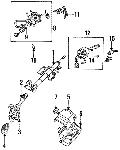 Ignition Lock for 1997 Mitsubishi Galant #0