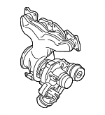 36012658 - Engine: Turbocharger for Volvo: S60, S90, V60, V60 Cross Country, V90, V90 Cross Country, XC60, XC90 Image