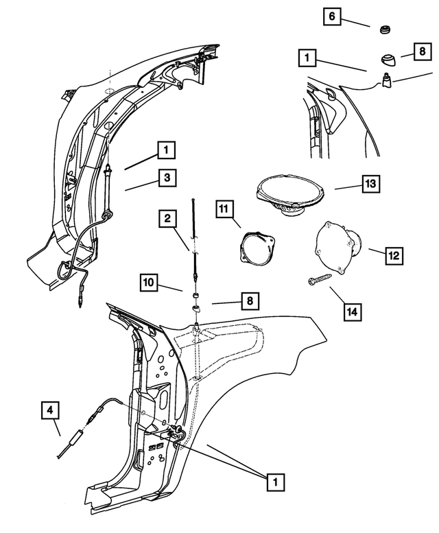 4793961AE - : Antenna for Mopar Image
