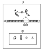 68056185AA - Mopar Accessories - Component Parts: Left Side Step for Mopar Image