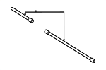 61668362762 - Body: Hose for BMW Image