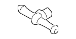 61668374372 - Body: Heated Nozzle T-Connector for BMW Image