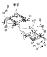 5080737AA - Interior Trim: Seat Nut for Mopar Image image