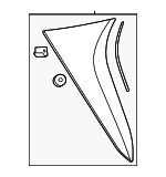 KMV6519B0B - Body: Spoiler for Mazda: CX-70, CX-90 Image