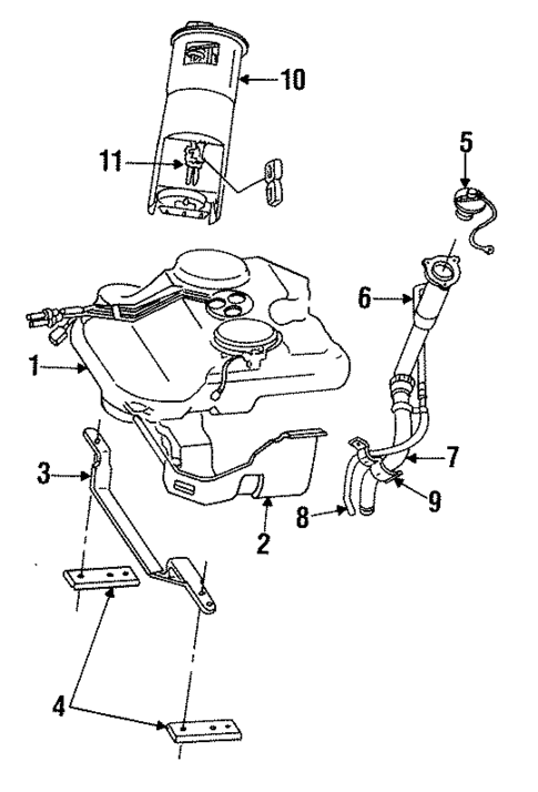 Fuel System Components for 1994 Chrysler Concorde #0
