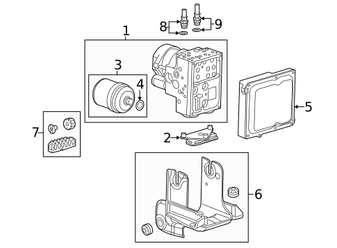 ABS Components for 2016 Chevrolet Spark EV #0