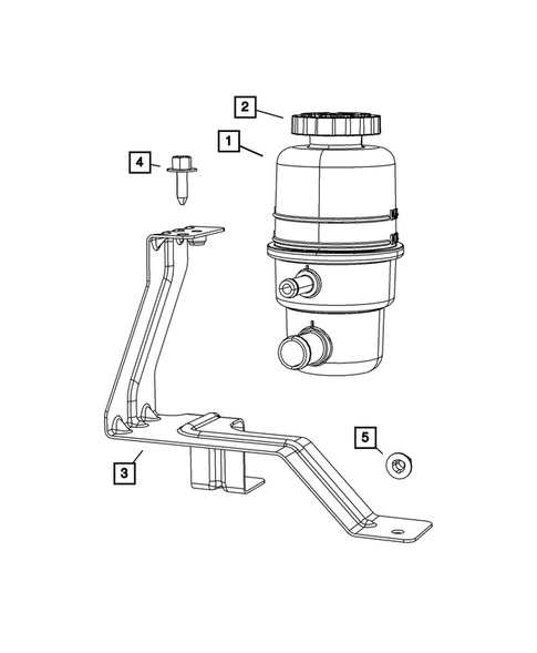 Power Steering Pump for 2008 Jeep Liberty #1