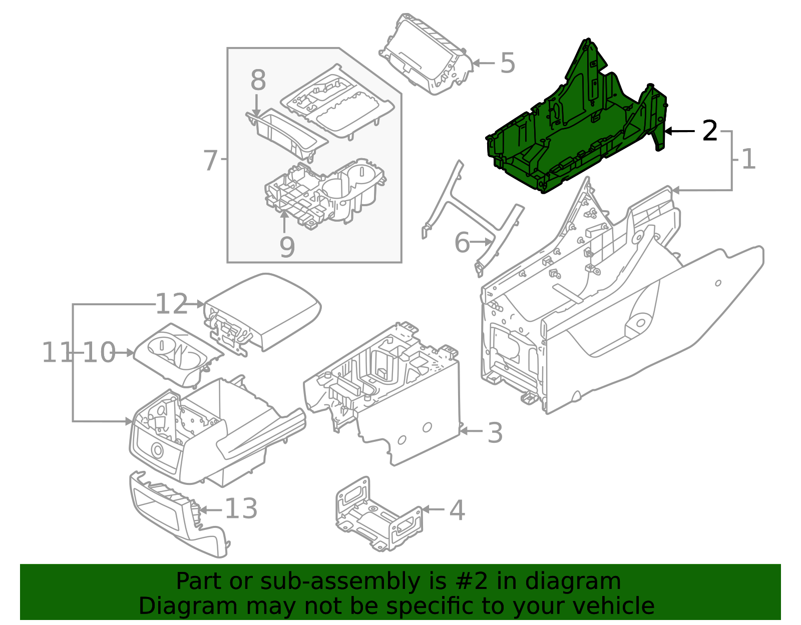 846A3-R0010 - Front Mount 2022-2024 Kia Carnival | Kia.Parts Store