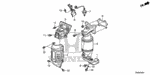90001RNAA00 - Engine: BOLT, FLANGE (8X27) for Honda Image