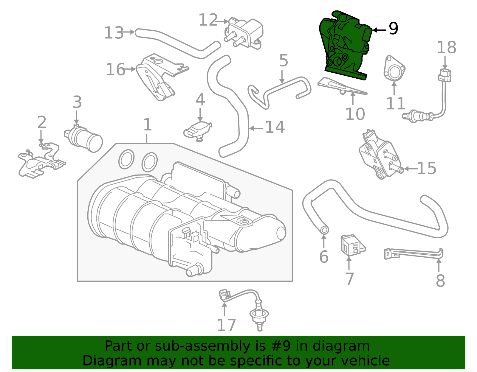 18710-5K0-A01 - Egr Valve | All Discount Parts Store