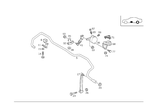 2103262565 - Springs, Suspension and Hydraulics: Torsion Bar for Mercedes-Benz Image