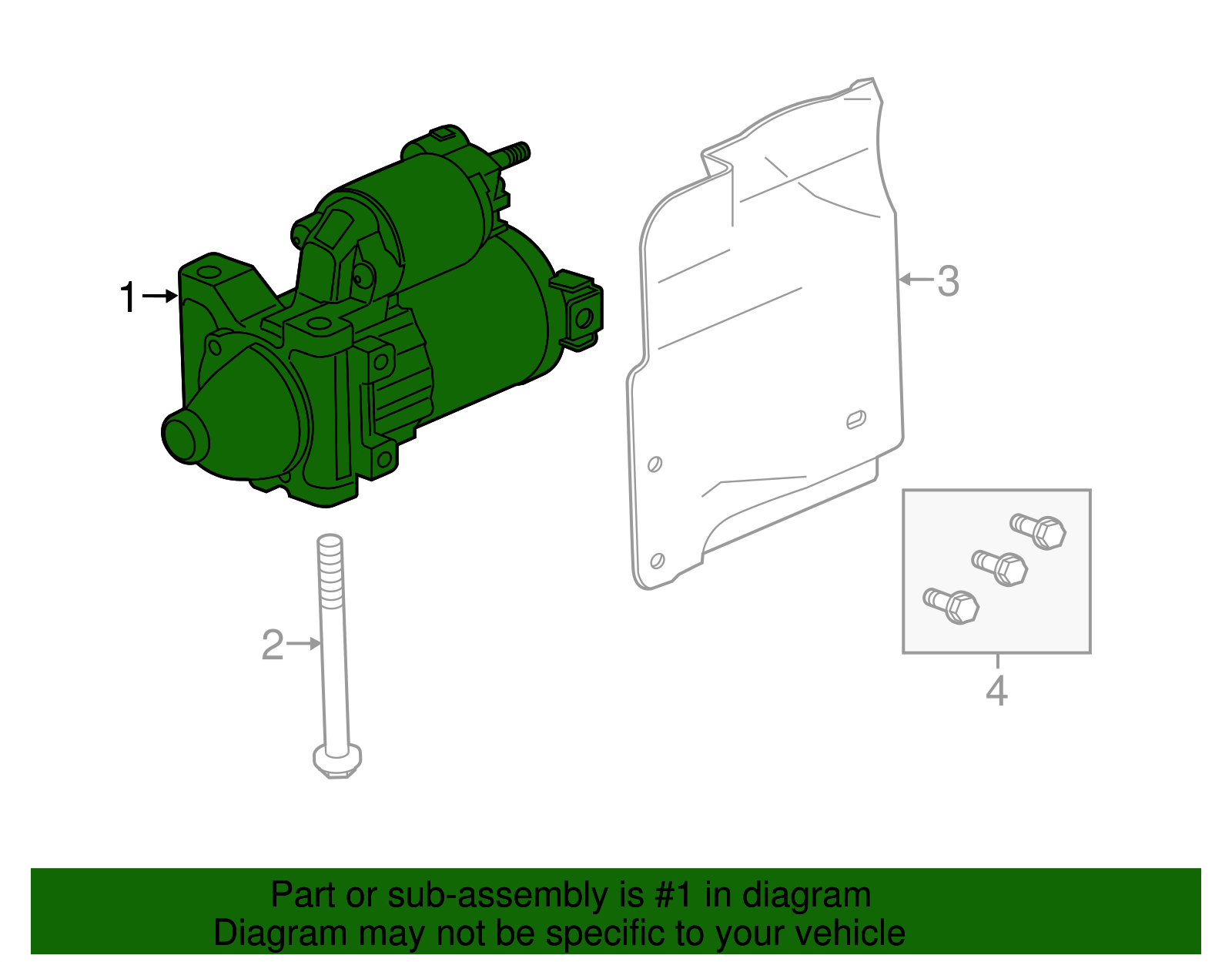 Motorino D'avviamento ACDelco 12662757 Originale GM Per Ricambio Auto - Componente Elettrico Per Avviamento Motore