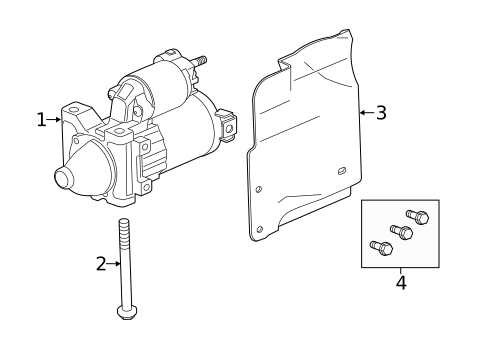 Starter for 2015 Chevrolet Camaro #0